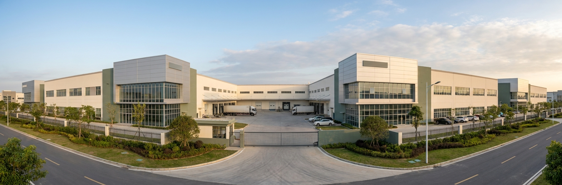 Canton Beauty Labs広州工場の外観