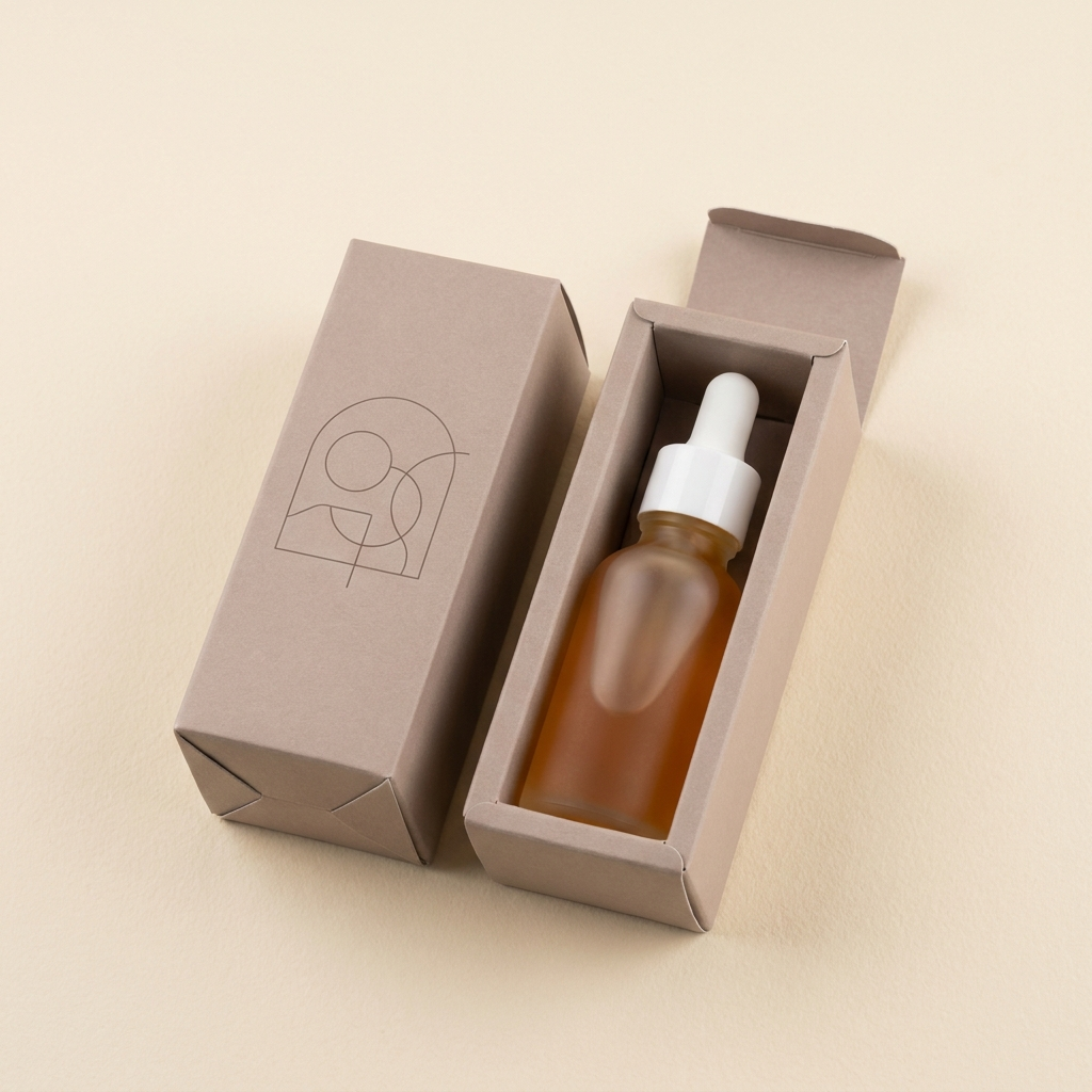 Vitamin C serum packaging box